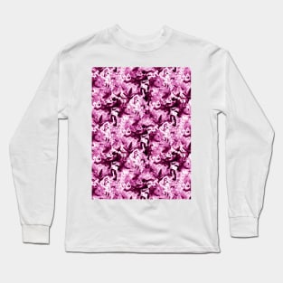 Ripple water surface pink Long Sleeve T-Shirt